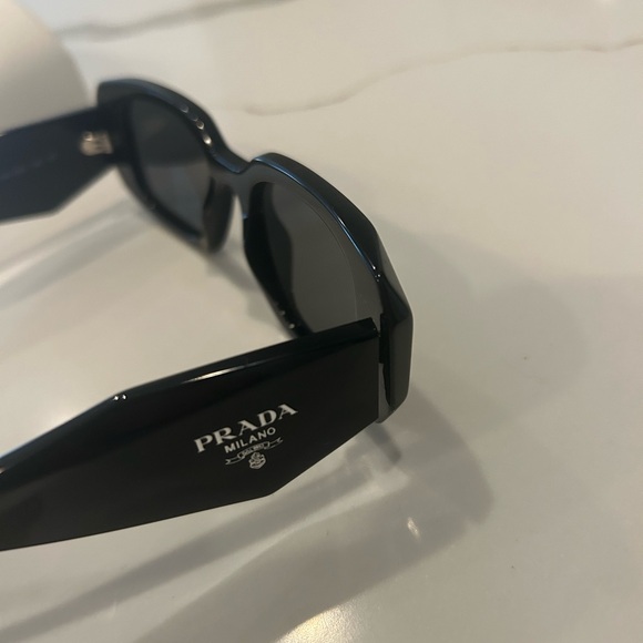 Prada Symbole Black Sunglasses - Picture 3 of 9